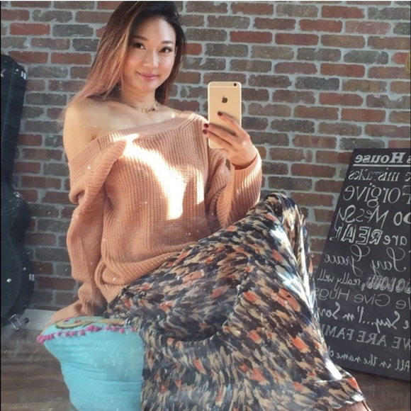 Soft and Sheer Flowy Boho Skirt - Picture 1 of 3